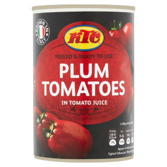 12 x Ktc Italian Peeled Plum Tomatoes 400G