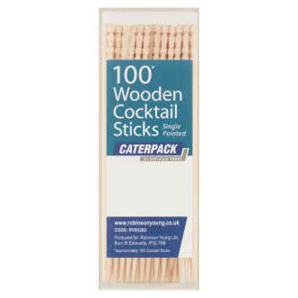 12-x-Cocktail-Sticks-Wooden-100-Pack-
