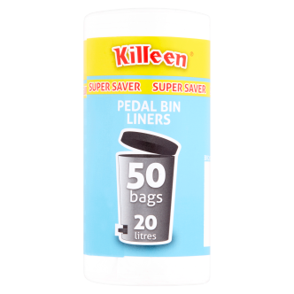 30-x-Killeen-Super-Savers-Pedal-Bin-Liners-50-Pack-