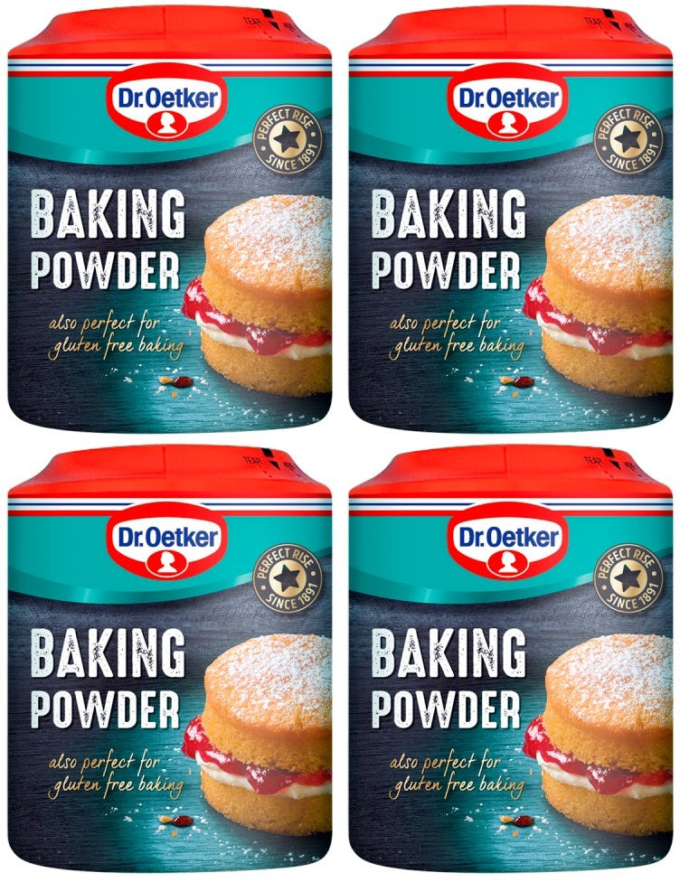 4 x Dr. Oetker Baking Powder 170G