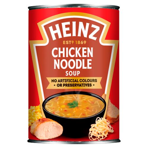 24 x Heinz Soups  Chicken Noodle  - 400G
