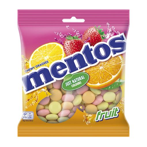 24 x Mentos Fruit Bag  - 150GM