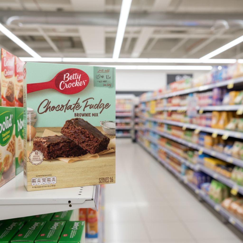 6 x Betty Crocker Chocolate Fudge Brownie Mix 415g