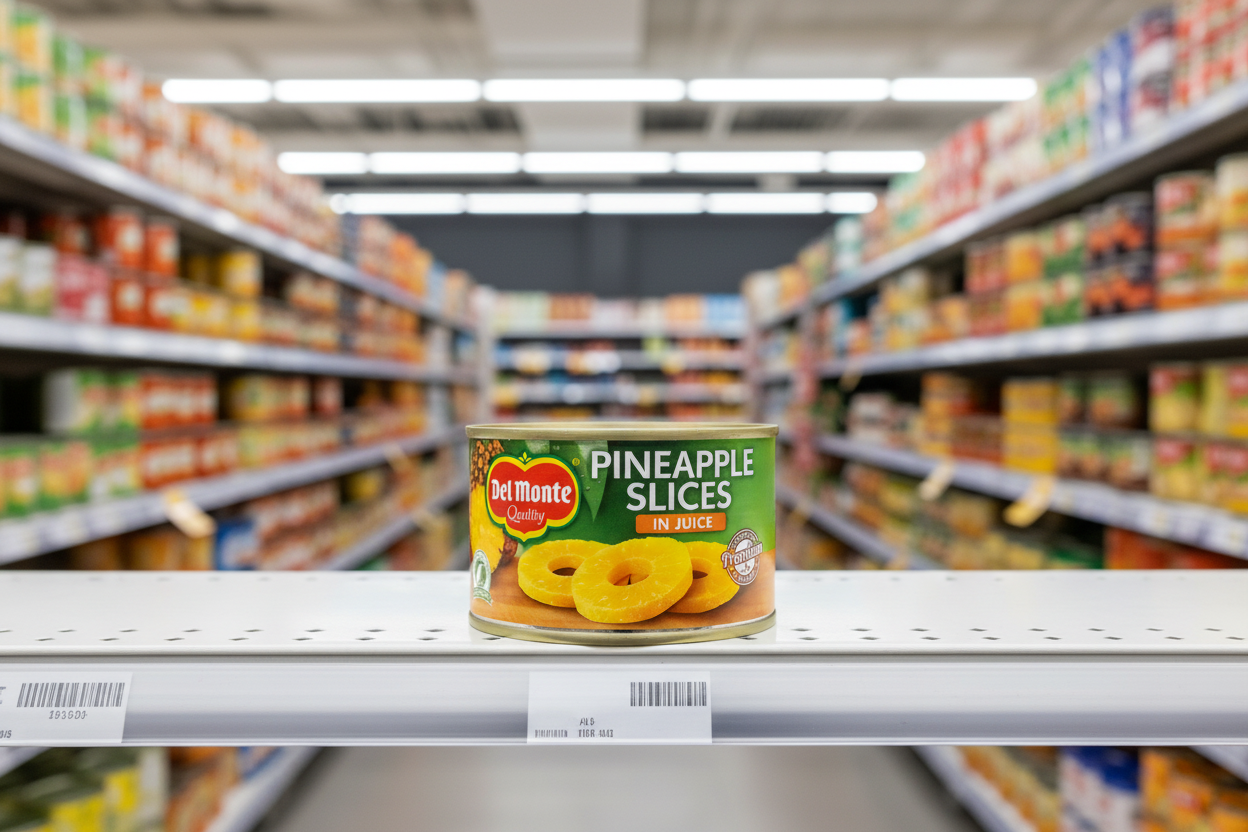 12 x Del Monte Pineapple Slices In Juice 220Gm