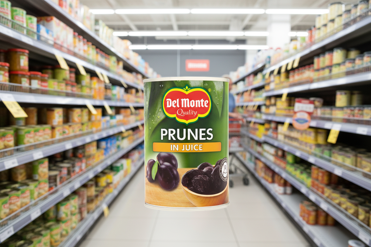 6 x Del Monte Prunes In Juice 410Gr