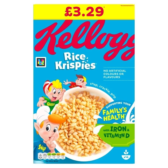 7 x Kelloggs Rice Krispies Pmp - 430G