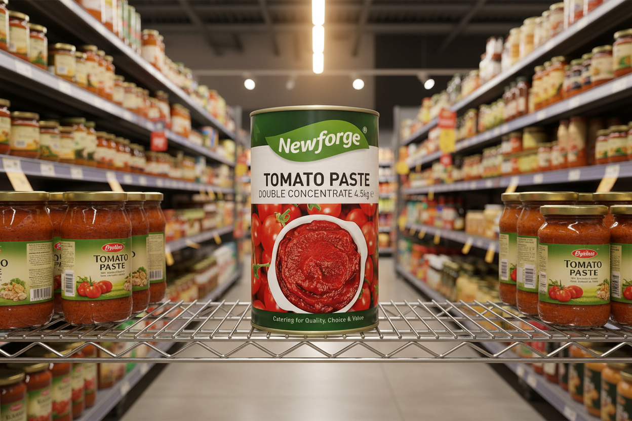 Newforge Tomato Paste Double Concentrate 4.5Kg