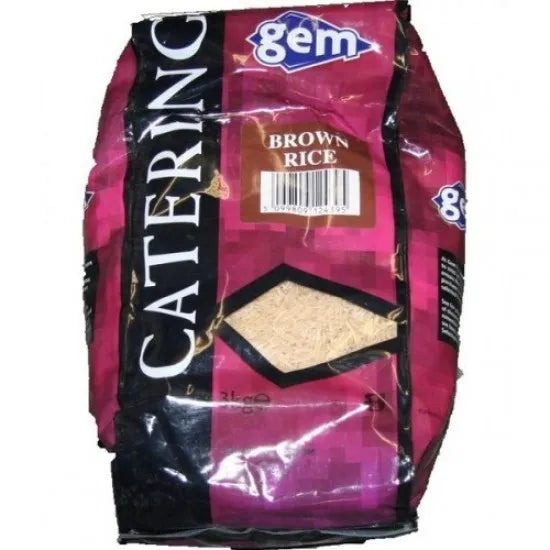 4 x Gem Rice Brown 3Kg