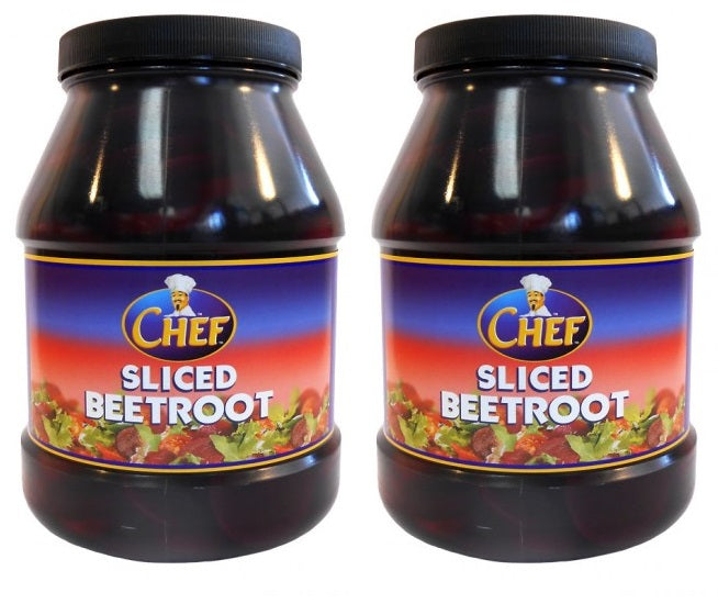 2 x Chef Sliced Beetroot 2.4Kg