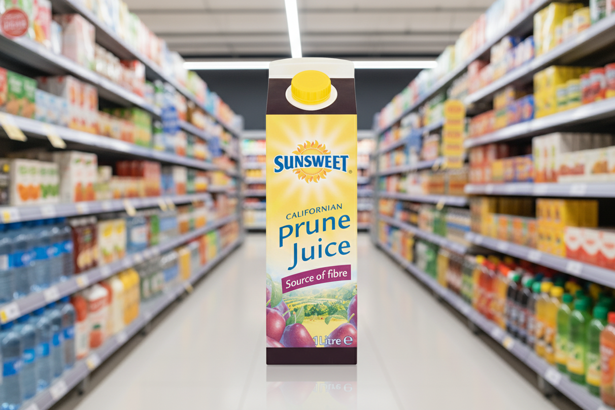 4 x Sunsweet Prune Juice 1L