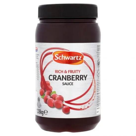 4 x Schwartz Cranberry Sauce 2.6Kg