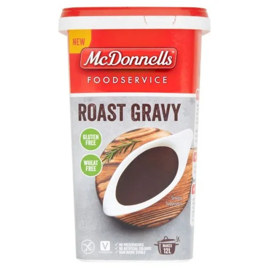 3 x Mcdonnells Foodservice Roast Gravy 1.14Kg