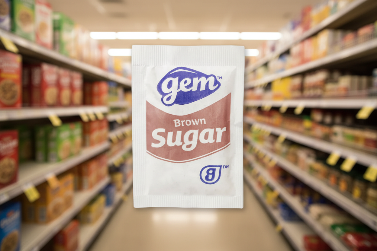 500 x Gem Brown Sugar 500 Sachets