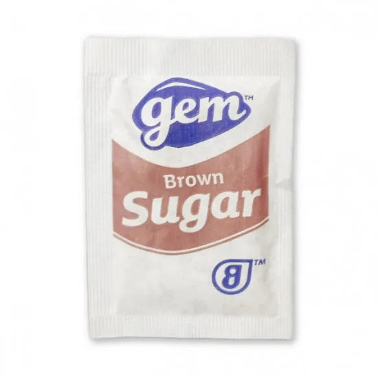 500 x Gem Brown Sugar 500 Sachets