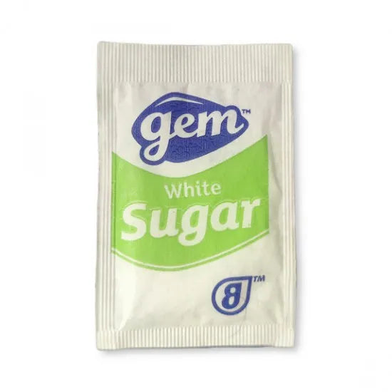 1000 x Gem White Sugar 1000 Sachets