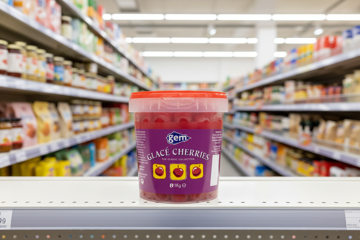 Gem Glacé Cherries 1Kg