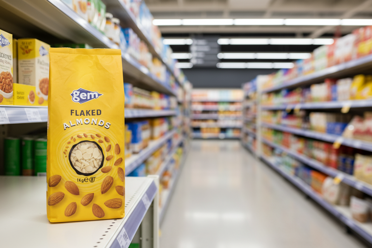 Gem Flaked Almonds 1Kg