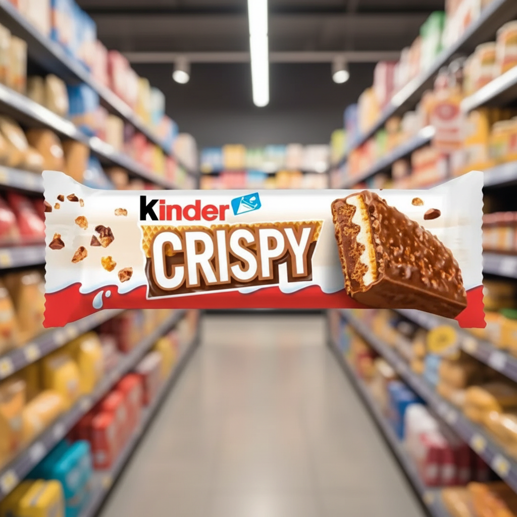 14 X Kinder Crispy Single - 34.5Gm