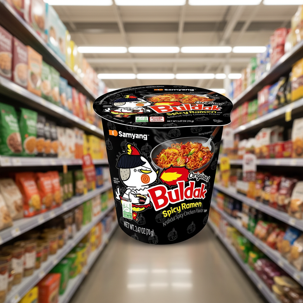 30 X Samyang Buldak Spicy Ramen Cheese Noodles Cup - 70G
