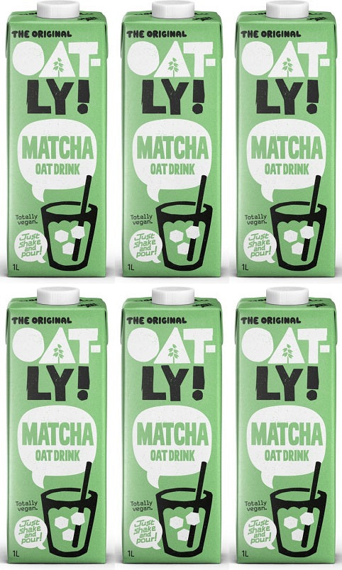 6 X Oatly Oat Drink Matcha - 1Ltr