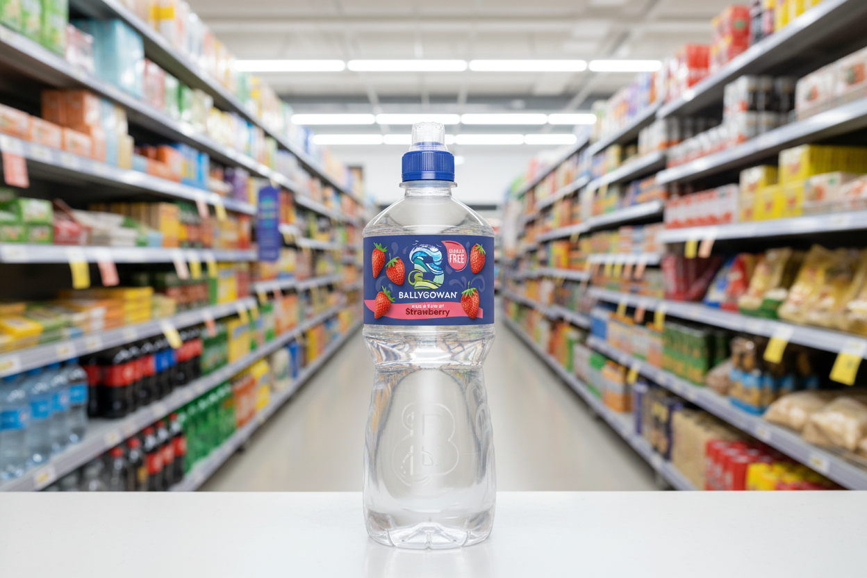 24 x Ballygowan Hint Of Fruit Strawberry 500Ml