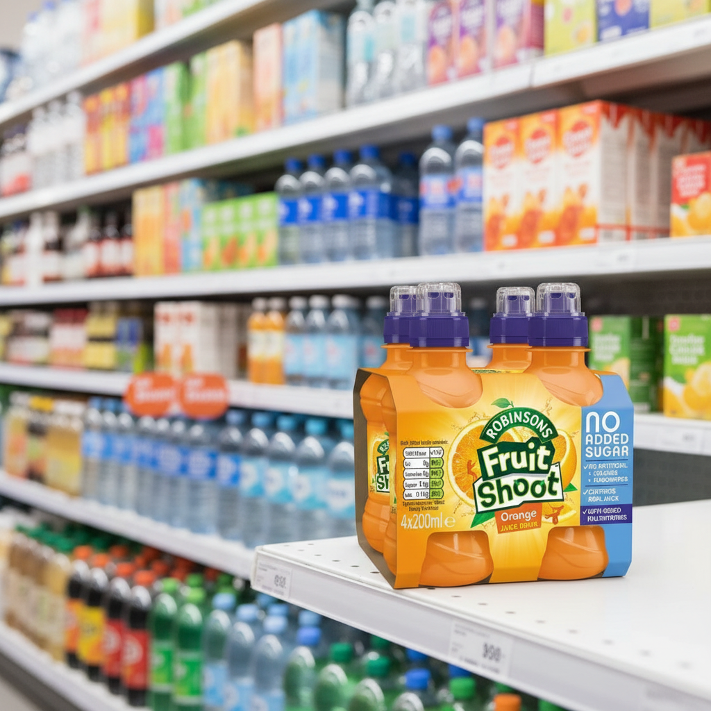 6 X Fruit Shoot 4Pk Orange (Drs) - 4X200Ml