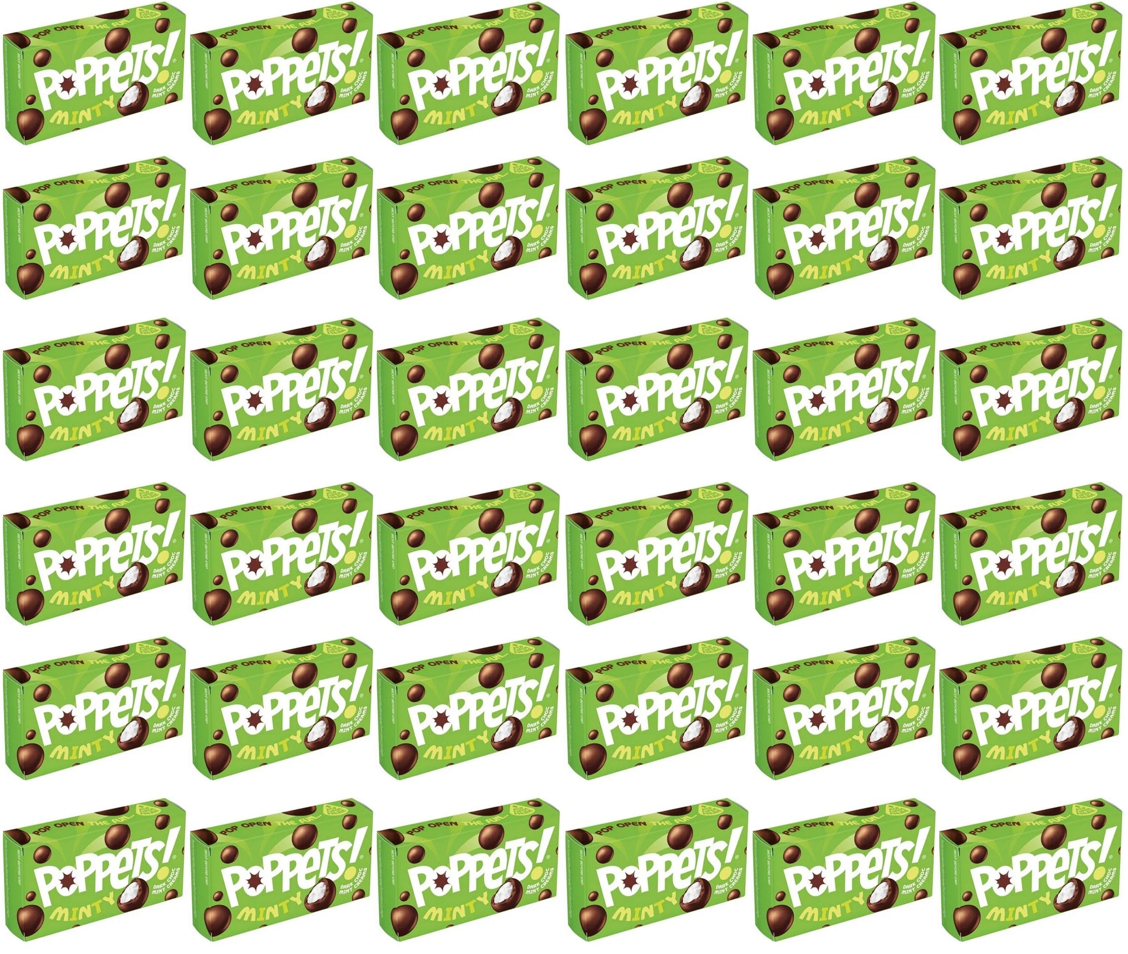 36 x Poppets Mint Creams - 39G