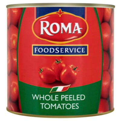 Roma Foodservice Whole Peeled Tomatoes 2.55Kg