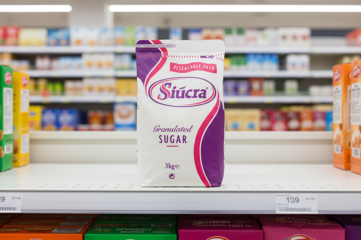 4 x Siúcra Granulated Sugar 3Kg