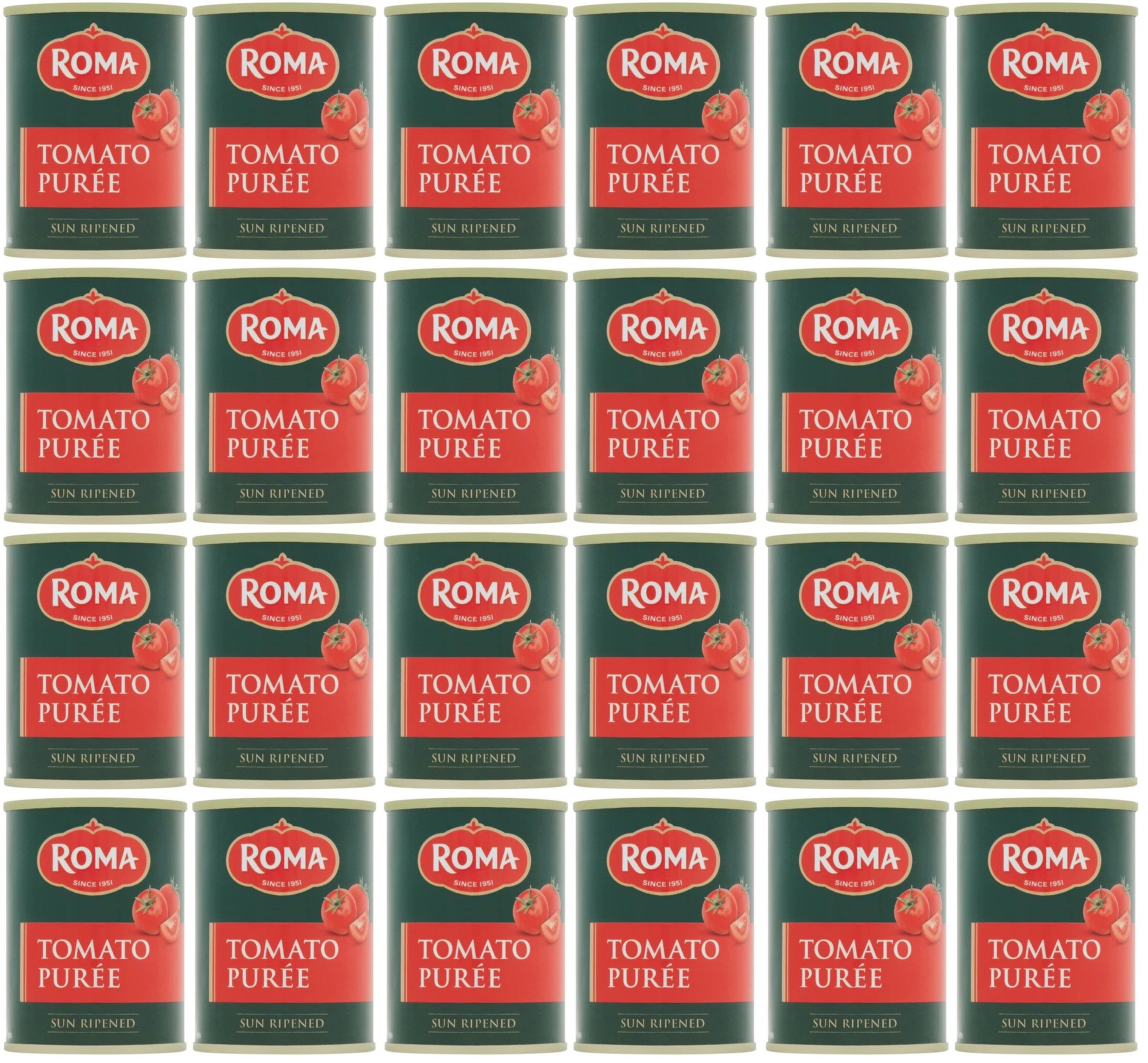 24 x Roma Tomatoe Puree Tin - 150G