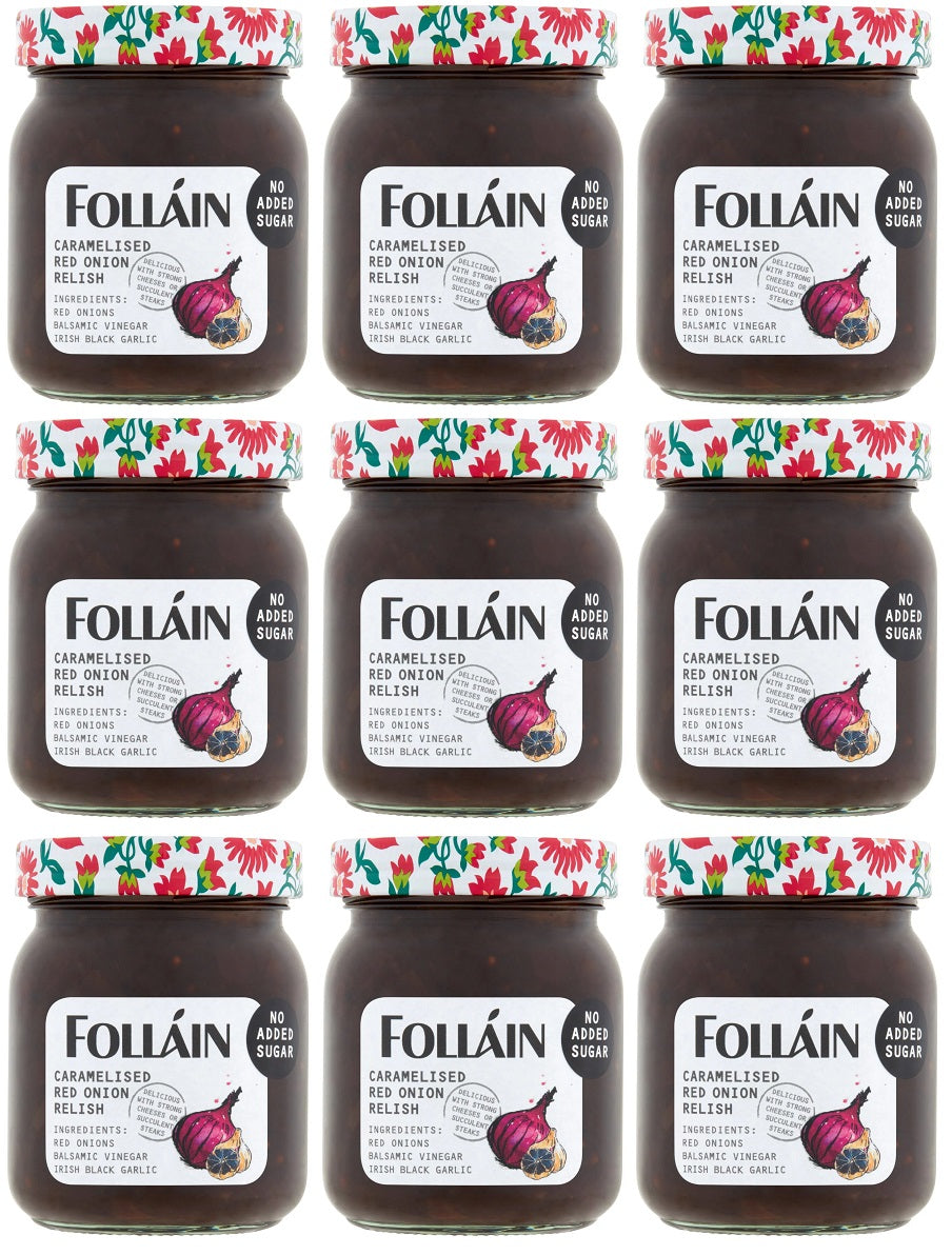 9 x Follain Caramelised Onion Relish - 320G