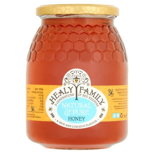 6 x Healy Family Natural & Pure Honey 1Kg