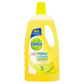 6 x Dettol Power & Fresh Lemon - 1 LITRE