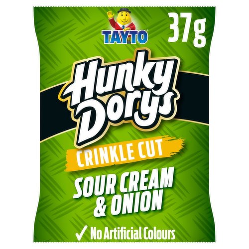 50 x  Hunky Dorys Sour Cream & Onion 37G