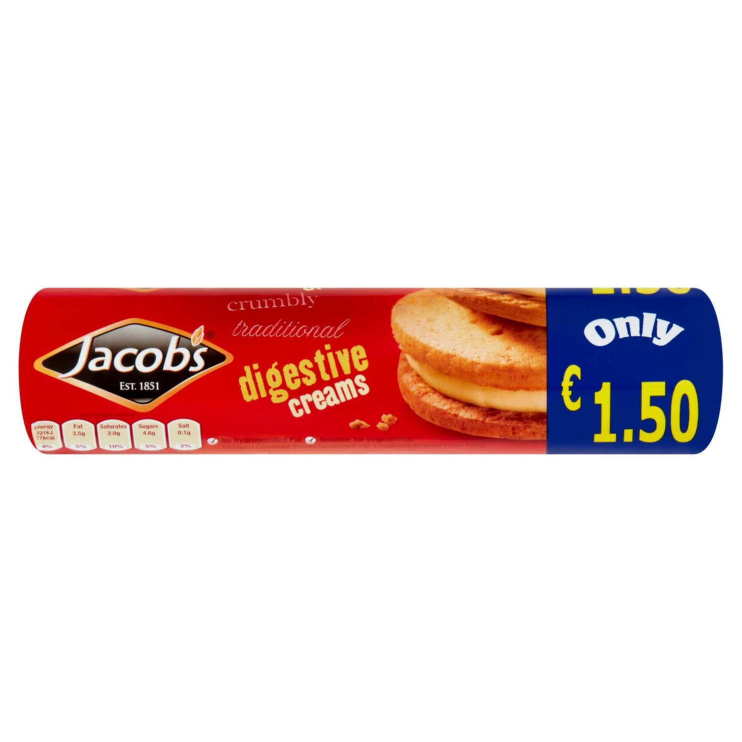 24 x Jacob's Digestive Creams 200G