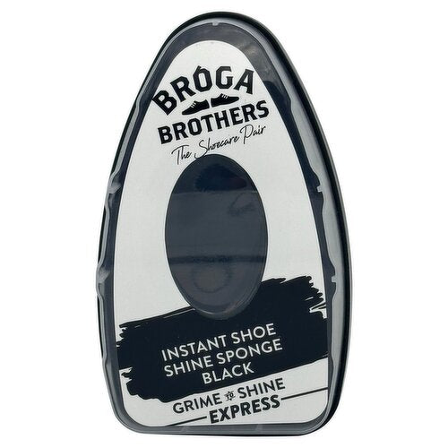 12 x Broga Brothers Black Instant Shine Sponge