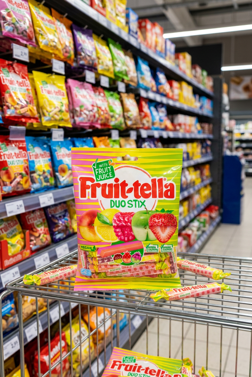 8 x Fruit-Tella - Duo Stix 160G
