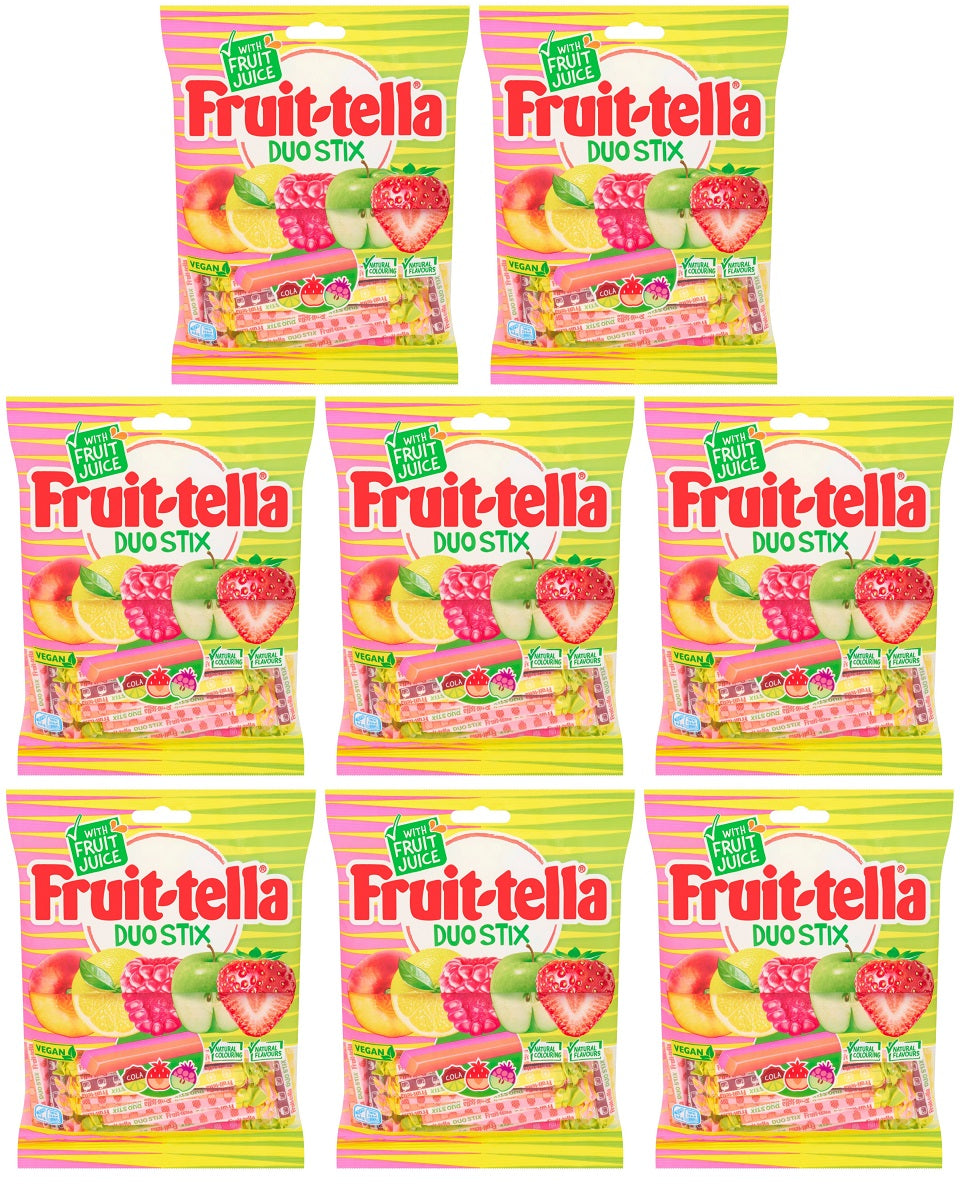 8 x Fruit-Tella - Duo Stix 160G