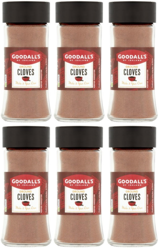 6 x Goodall's Of Ireland Ground Cloves 48G