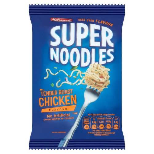 24 x Mcdonnells Super Noodles Tender Roast Chicken Flavour 85G