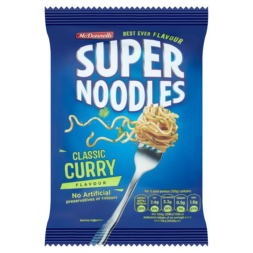 24 x Mcdonnells Super Noodles Classic Curry Flavour 85G