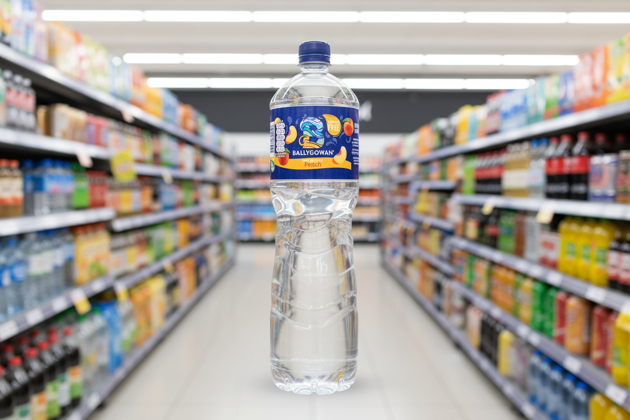 8 x Ballygowan Hint Of Fruit Peach 1.5L