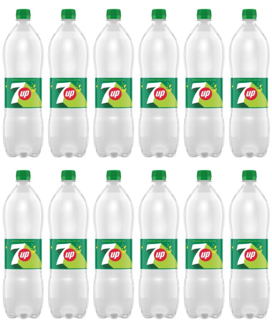 12 x 7Up Refreshing Lemon & Lime Taste 1.25 Litres