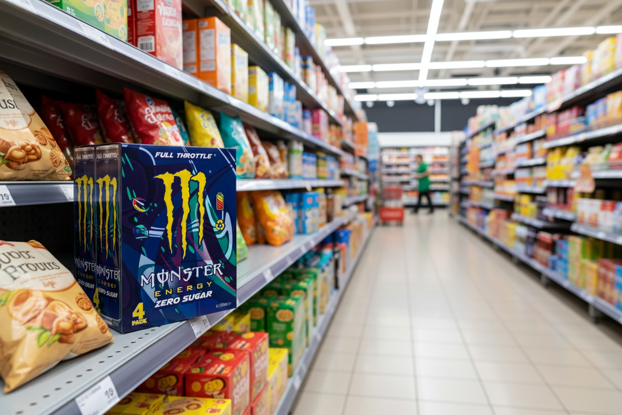 6 x Monster Energy Zero Sugar Lewis Hamilton 4 X 500Ml