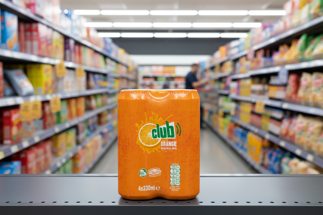 6 x Club Orange Can 4 X 330Ml