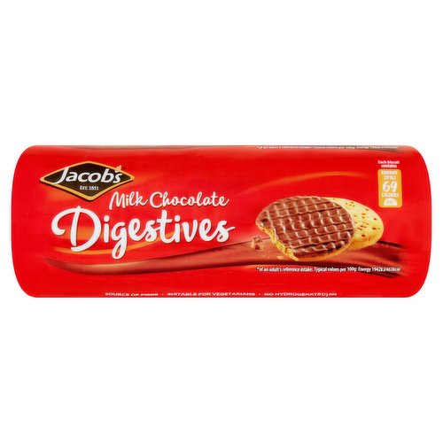 24 x Jacob's Milk Chocolate Digestives 300G