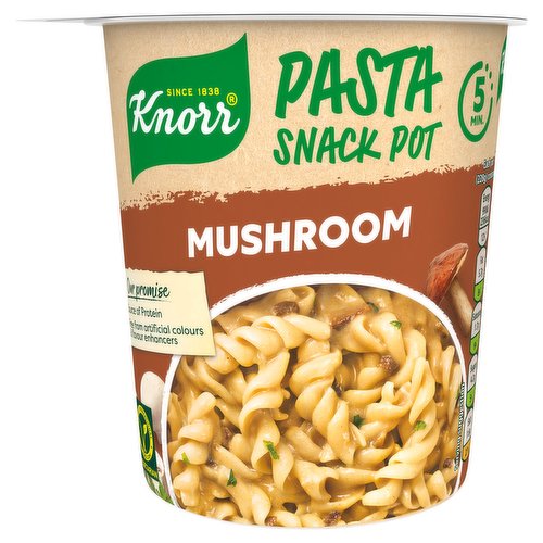 8 x Knorr Pasta Snack Pot Mushroom 59G