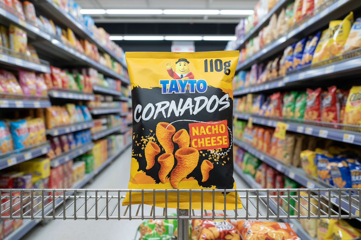 12 x Tayto Nacho Cheese Flavour Cornados 110G