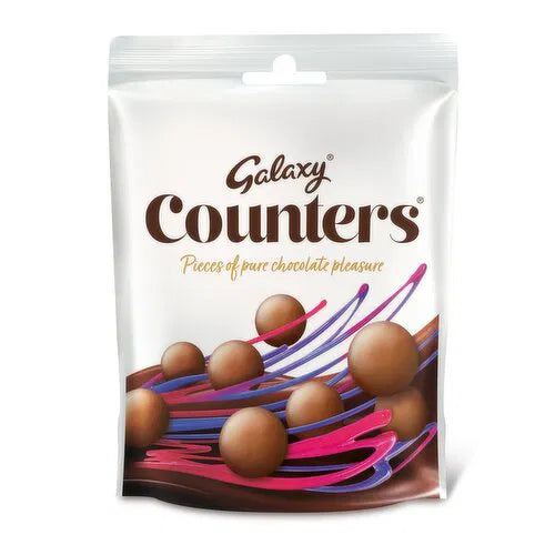 15 x Galaxy Counters Milk Chocolate Buttons Pouch Bag 112G