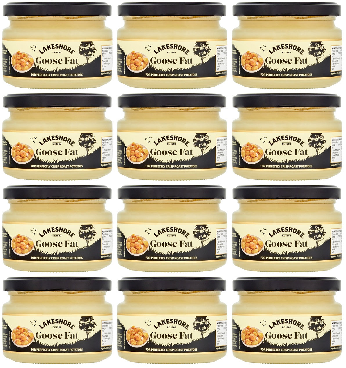 12 x Lakeshore Goose Fat 200ml